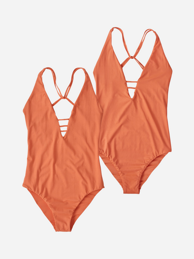 PATAGONIA W'S REVERSIBLE EXTENDED BREAK 1PC SWIMSUIT