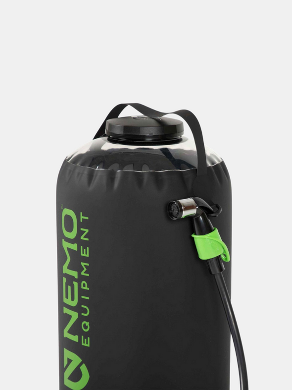 NEMO HELIO LX PRESSURE SHOWER BLACK/APPLE GREEN