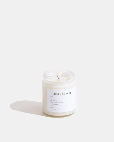 BROOKLYN CANDLE MINIMALIST JAR-CHRISTMAS TREE