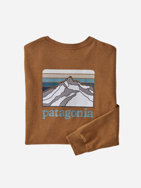 PATAGONIA M'S L/S LINE LOGO RIDGE RESPONSIBILI-TEE