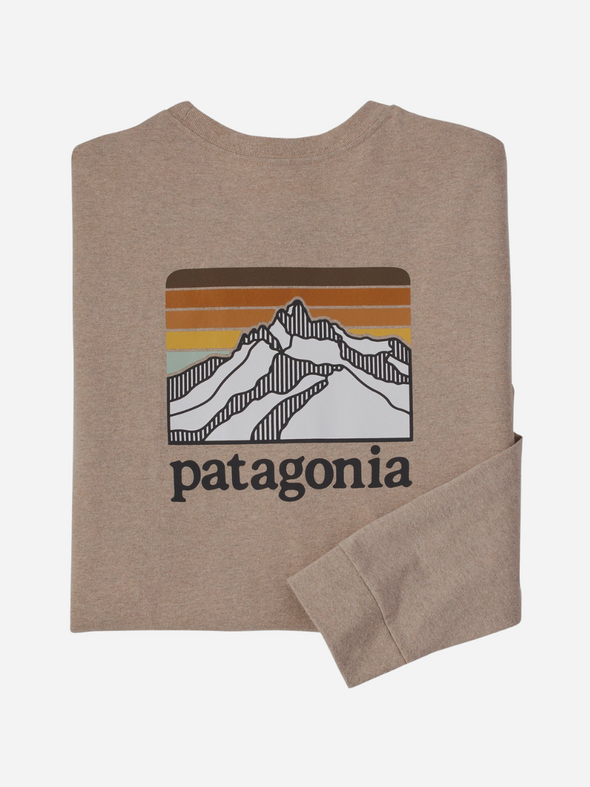 PATAGONIA MEN'S LONG SLEEVE LINE LOGO RIDGE RESPONSIBILI-TEE
