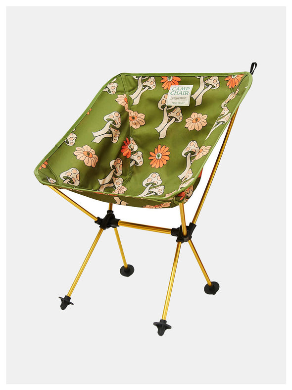 PARKS PROJECT SHROOMS PACKABLE CAMP CHAIR - OLIVE