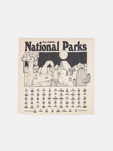 PARKS PROJECT FILL IN YOUR NATIONAL PARK BANDANA