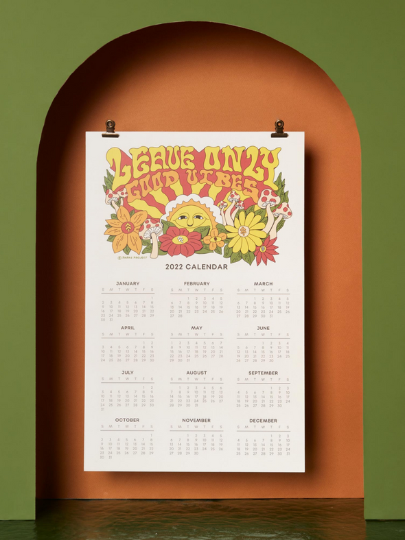 PARKS PROJECT LEAVE ONLY GOOD VIBES CALENDAR