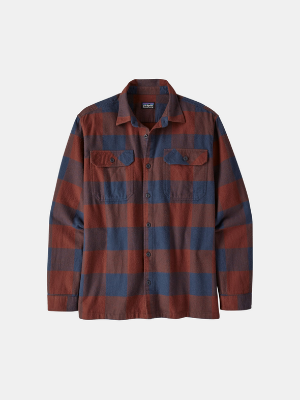 PATAGONIA MEN'S LONG SLEEVED ORGANIC COTTON MIDWEIGHT FJORD FLANNEL SHIRT