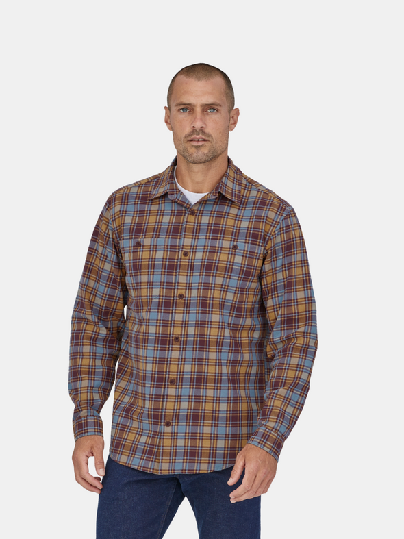 PATAGONIA MEN'S LONG SLEEVED PIMA COTTON SHIRT