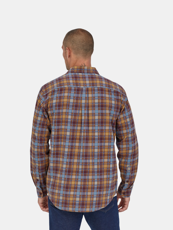 PATAGONIA MEN'S LONG SLEEVED PIMA COTTON SHIRT