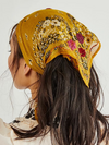 CHAN LUU - GAUZE FLORAL PRINT BANDANA