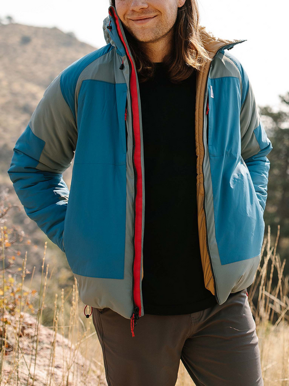 TOPO DESIGNS M'S MOUNTAIN PUFFER HOODIE