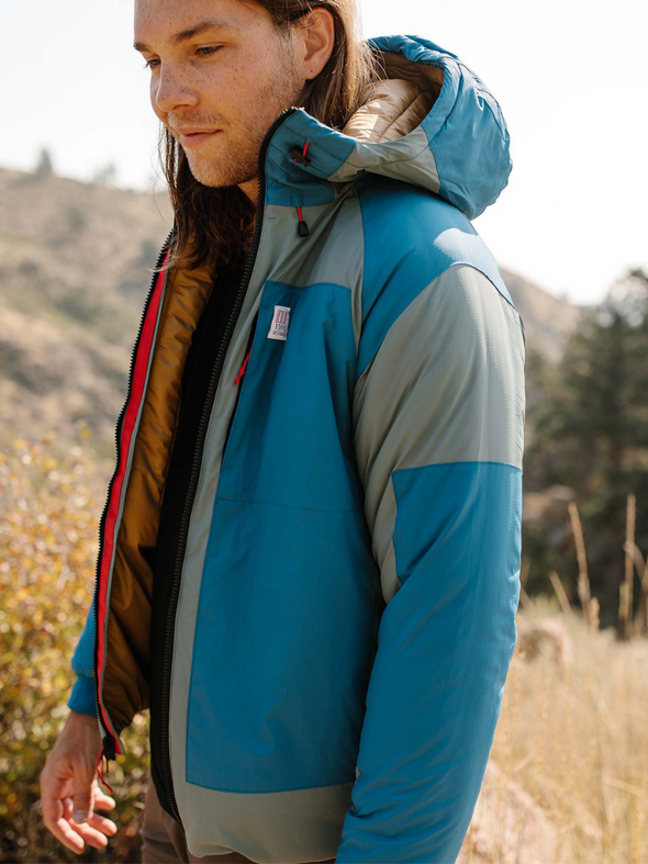 TOPO DESIGNS M'S MOUNTAIN PUFFER HOODIE