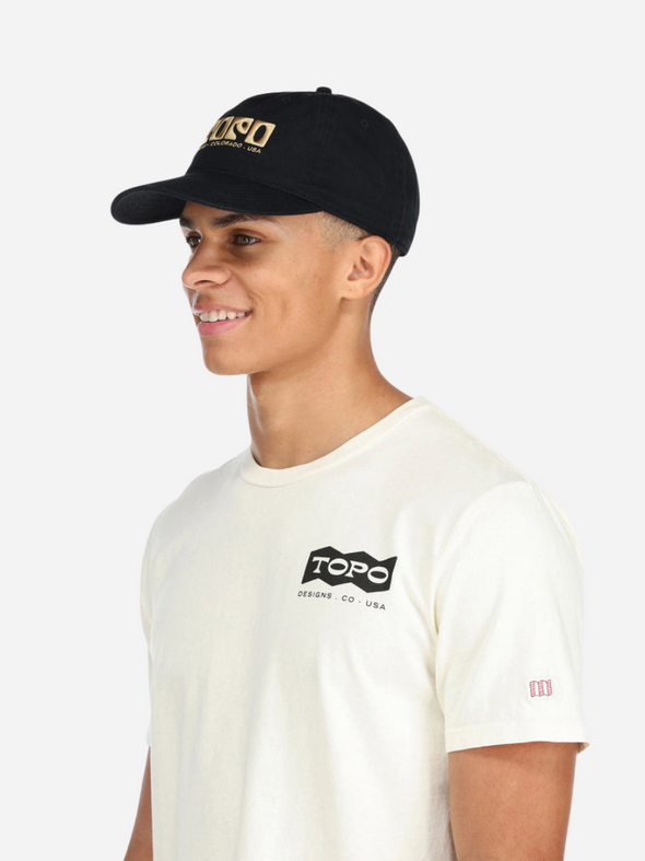 TOPO DESIGNS 5 PANEL SNAPBACK STONE AGE