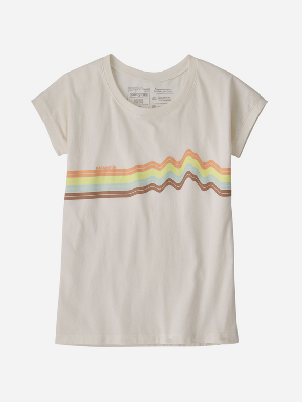 PATAGONIA GIRLS REGENERATIVE ORGANIC CERTIFIED COTTON GRAPHIC SHIRT