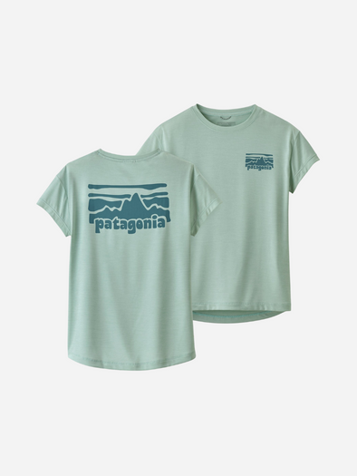 PATAGONIA GIRLS CAP COOL DAILY T-SHIRT