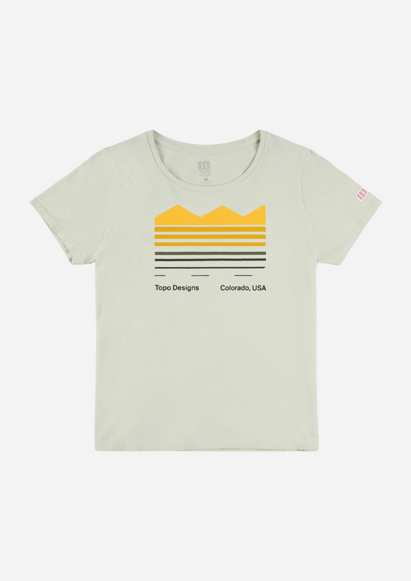 TOPO DESIGNS WOMEN'S STRATA MAP TEE