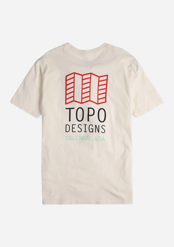 TOPO DESIGNS MEN'S SMALL ORIGINAL LOGO TEE