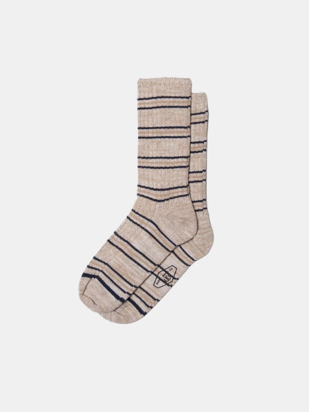 NUDIE JEANS MEN CHUNKY SOCKS PRAIRIE STRIPE