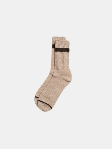 NUDIE JEANS MEN SLUB STRIPE SOCKS