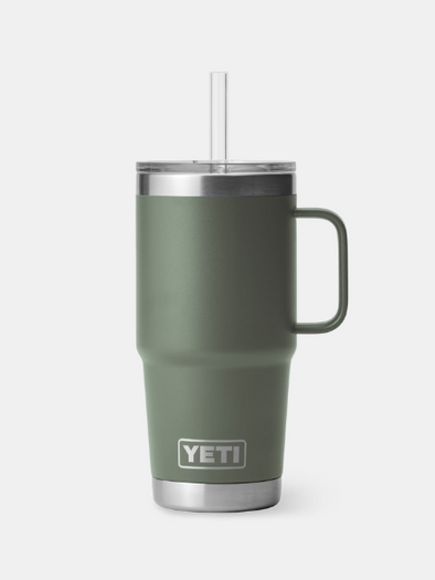 YETI RAMBLER 25 OZ MUG WITH STRAW LID