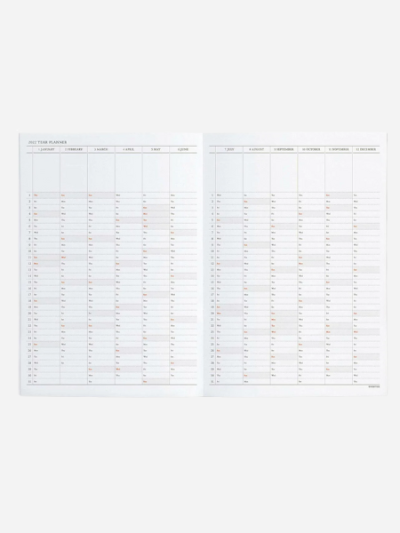 HIGHTIDE DIARY FUGEN A5 MONTHLY