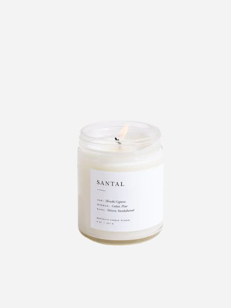 BROOKLYN CANDLE MINIMALIST SANTAL JAR CANDLE