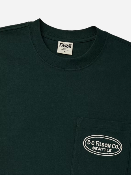 FILSON EMBROIDERED POCKET T-SHIRT
