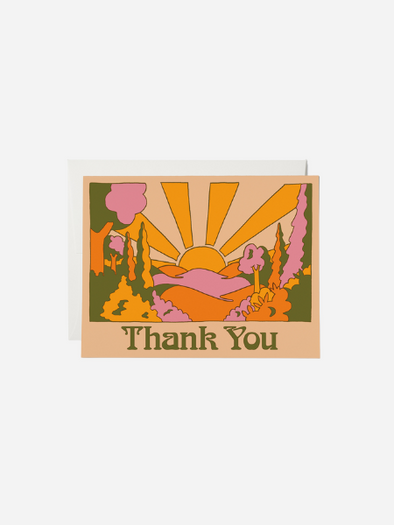 SUNRISE THANK YOU CARD