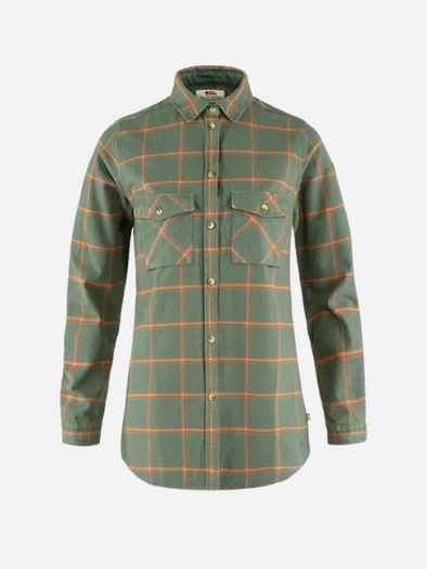 FJALLRAVEN WOMEN'S OVIK TWILL SHIRT LONG SLEEVE