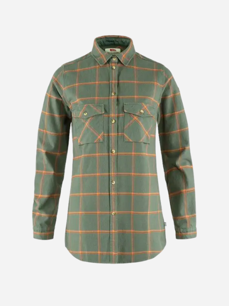 FJALLRAVEN WOMEN'S OVIK TWILL SHIRT LONG SLEEVE