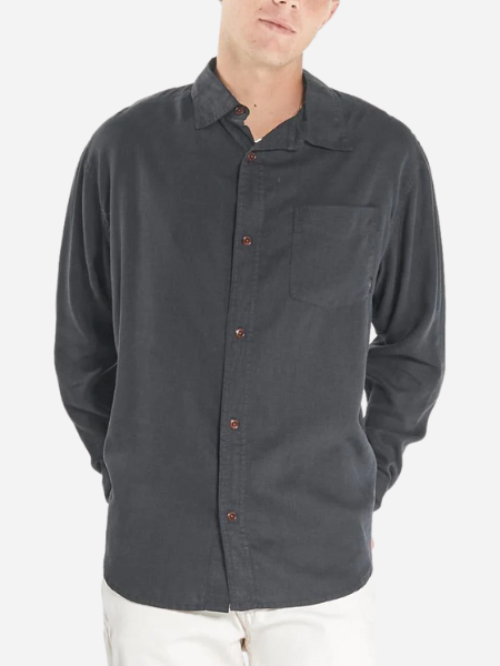 HEMP MINIMAL THRILLS OVERSIZED LS SHIRT