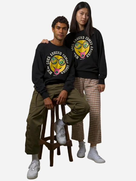 PARKS PROJECT NATIONAL PARKS WHAT GOES AROUND COMES AROUND ORGANIC CREWNECK