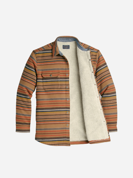 PENDLETON COTTON SHERPA LINED SHIRT JACKET