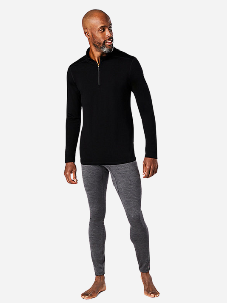 SMARTWOOL MEN'S CLASSIC ALL SEASON MERINO BASE LAYER 1/4 ZIP