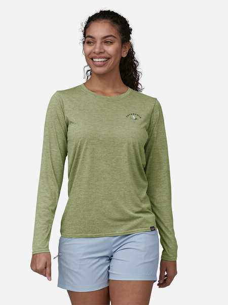 PATAGONIA WOMEN'S CAPILENE COOL DAILY GRAPHIC SHIRT WATERS
