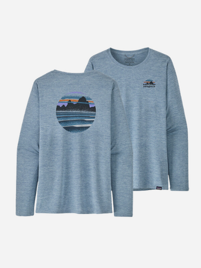 PATAGONIA WOMEN'S LONG SLEEVED CAPILENE COOL DAILY GRAPHIC SHIRT