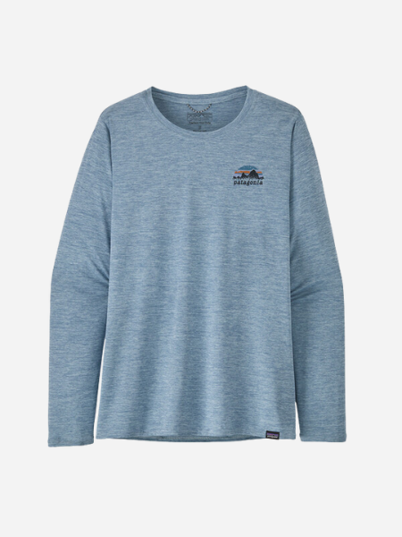 PATAGONIA WOMEN'S LONG SLEEVED CAPILENE COOL DAILY GRAPHIC SHIRT