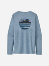 PATAGONIA WOMEN'S LONG SLEEVED CAPILENE COOL DAILY GRAPHIC SHIRT