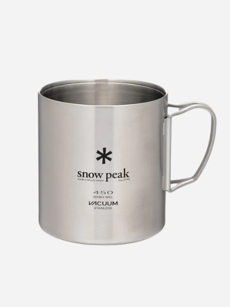 SNOW PEAK STAINLESS DOUBLE WALL 450 MUG SET