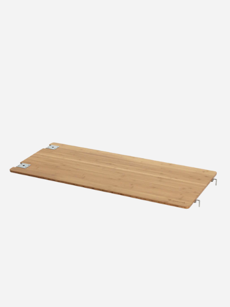 SNOW PEAK IRON GRILL TABLE BAMBOO TABLE EXTENSION LARGE