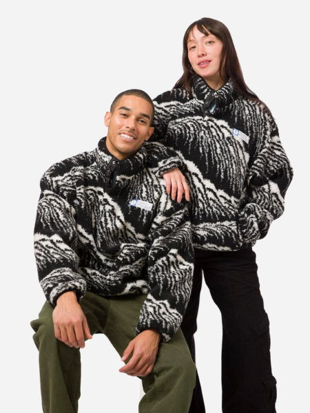 PARKS PROJECT ACADIA MIDNIGHT WAVES TRAIL SHERPA JACKET