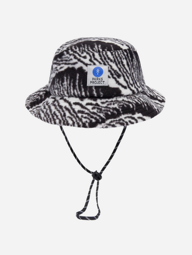 PARKS PROJECT ACADIA WAVES POLAR FLEECE BUCKET HAT