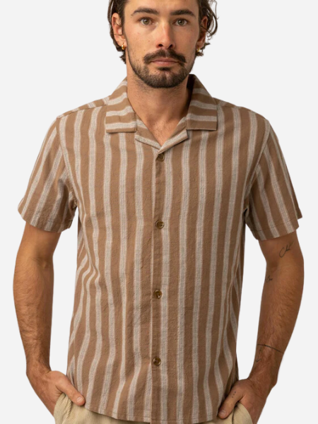 RHYTHM VACATION STRIPE SS SHIRT