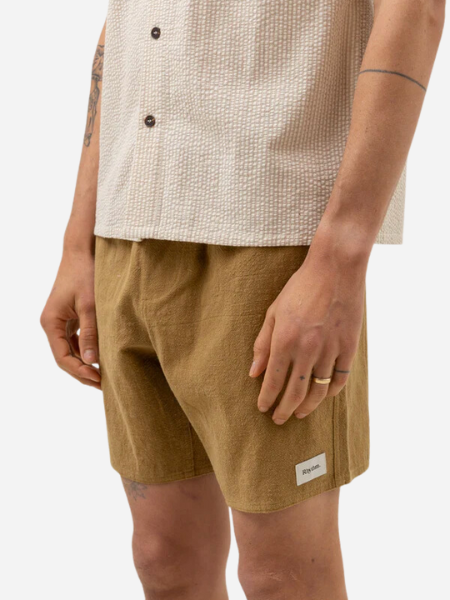 RHYTHM MEN'S TEXTURED LINEN JAM