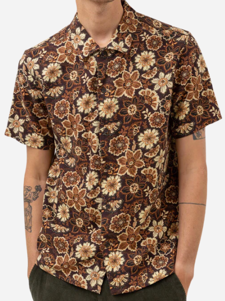 RHYTHM MEN'S CANTABRIA LINEN SS SHIRT