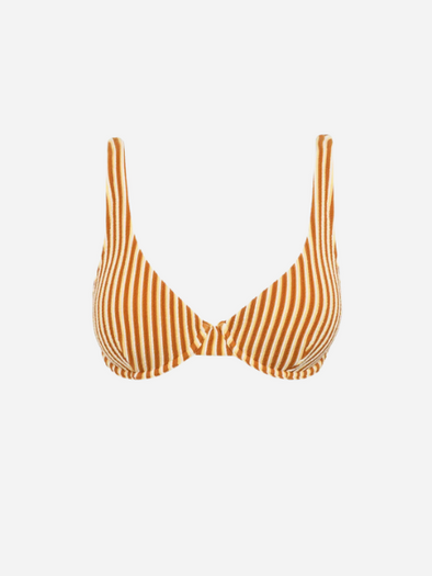 RHYTHM WOMEN'S SUNBATHER STRIPE UNDERWIRE TOP