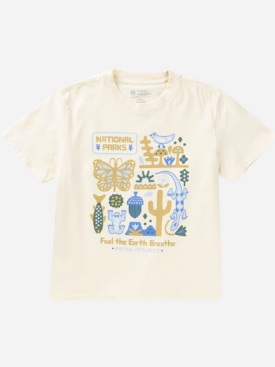 PARKS PROJECT EARTH BREATHE COLLAGE BOXY TEE