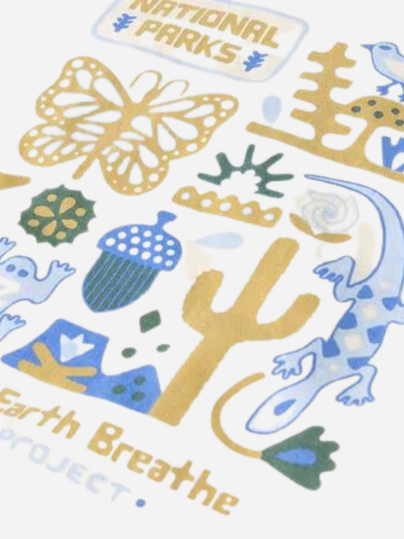PARKS PROJECT EARTH BREATHE COLLAGE BOXY TEE