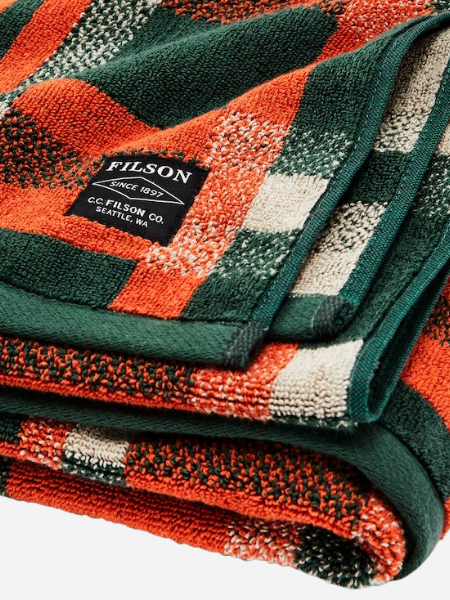 FILSON WHIDBEY CHECK TOWEL