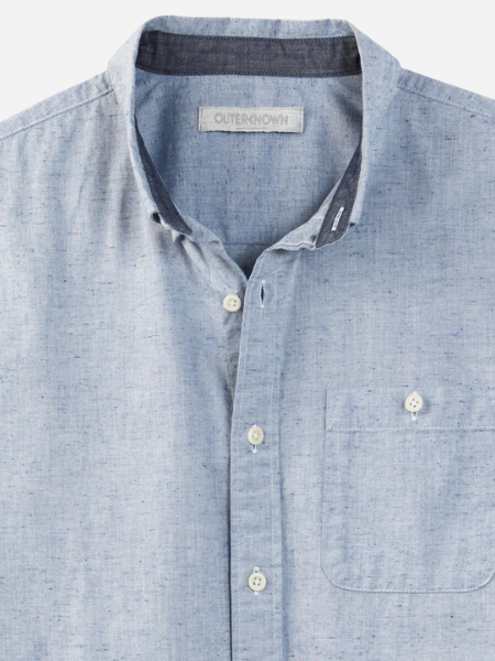 OUTERKNOWN MEN'S ATLANTIC SS CHAMBRAY SHIRT