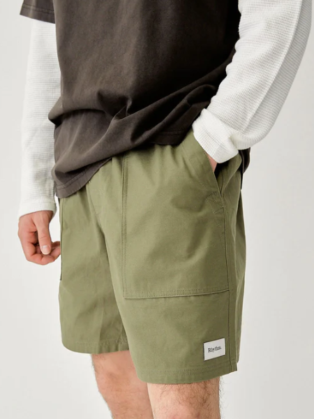RHYTHM MEN'S MOD FATIGUE JAM SHORTS