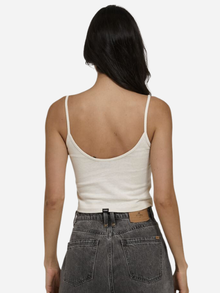THRILLS WOMEN'S PINCH HEMP BOUND CROP TANK